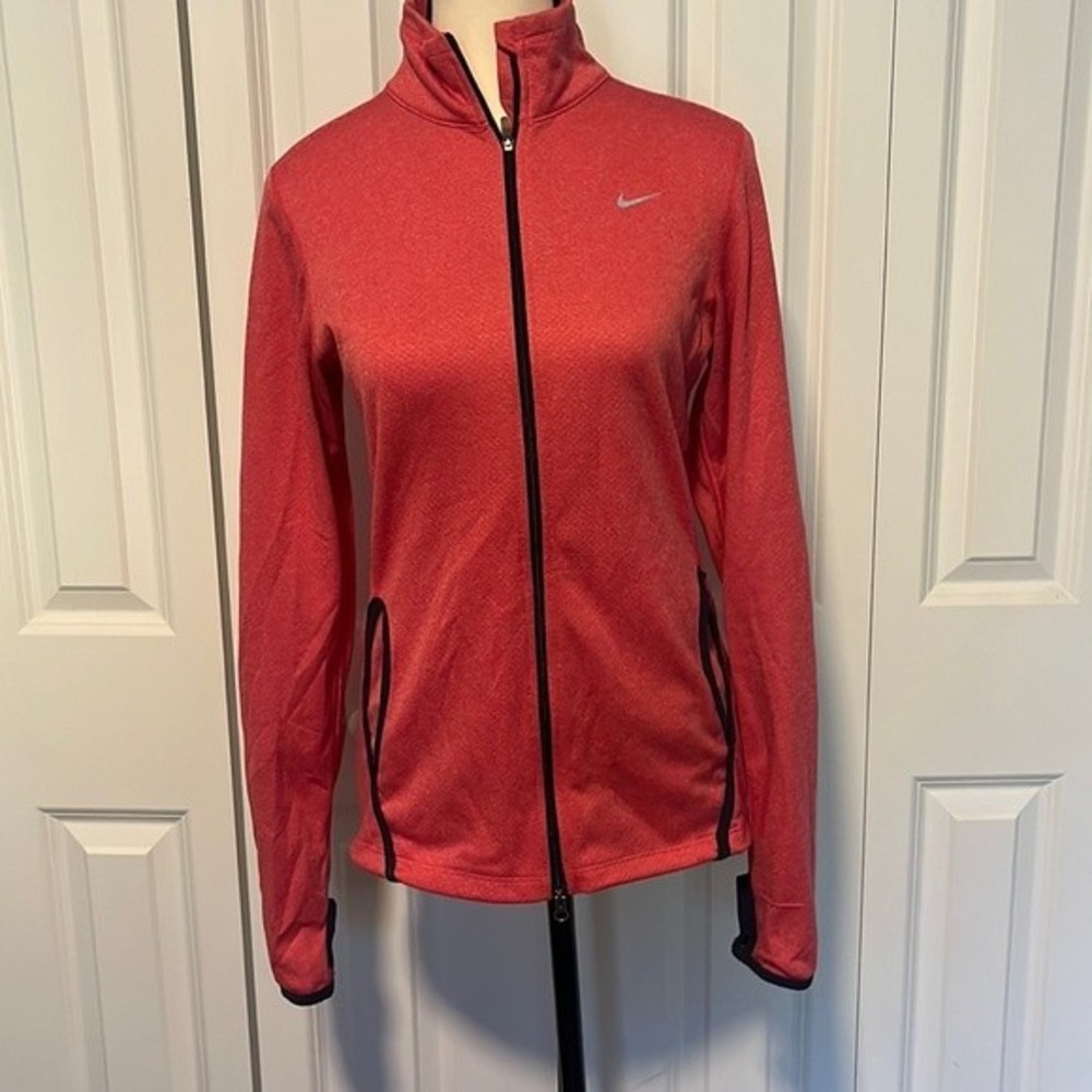 NWOT Women’s Nike red full zip jacket